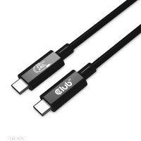 Produktbild för CLUB3D CAC-1575 USB-kablar 2 m USB4 Gen 2x2 USB C Svart