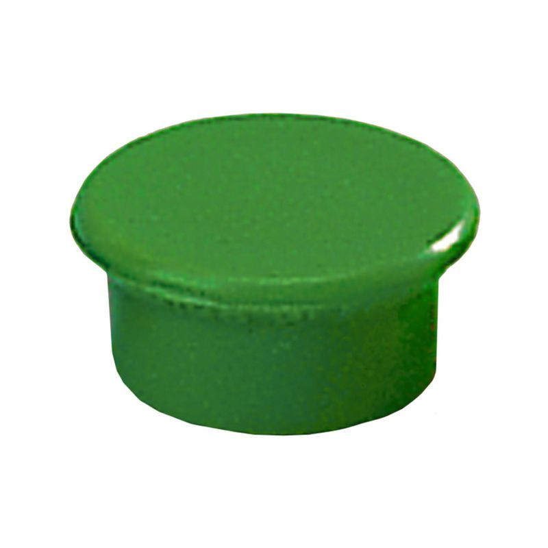 Produktbild för Magnetknappar DAHLE 13mm grön 10/fp
