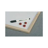 Produktbild för Whiteboard träram 60x40cm