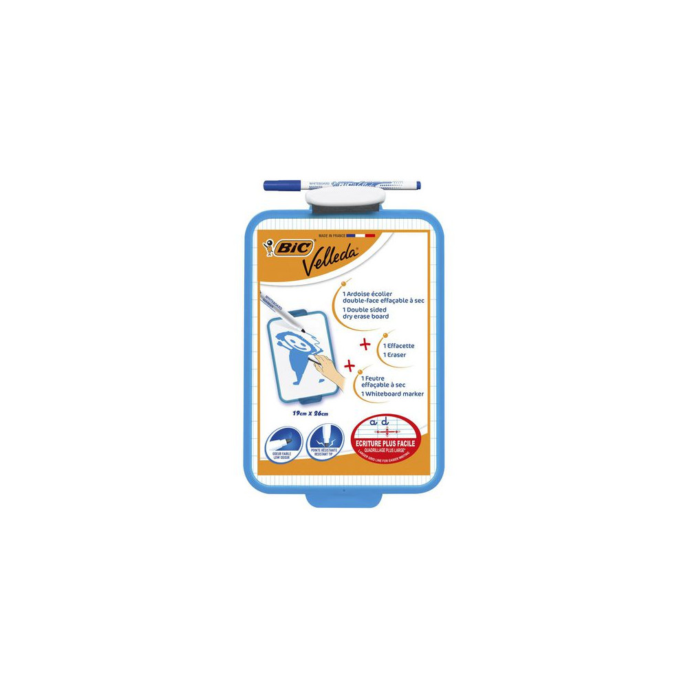 Produktbild för Whiteboard BIC Velleda 19x26cm