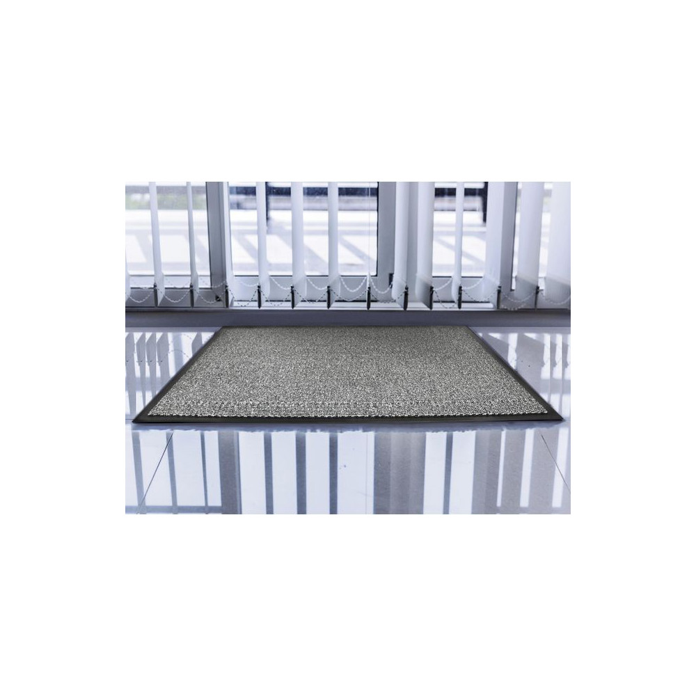 Produktbild för Entrématta Anti slip 120x180cm svart-vit