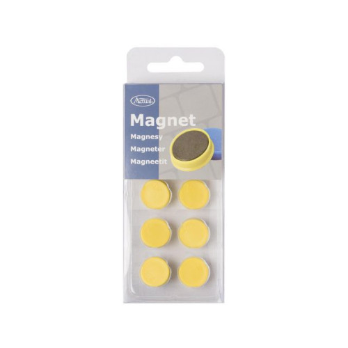 Actual Magnet 16mm gul 10/fp