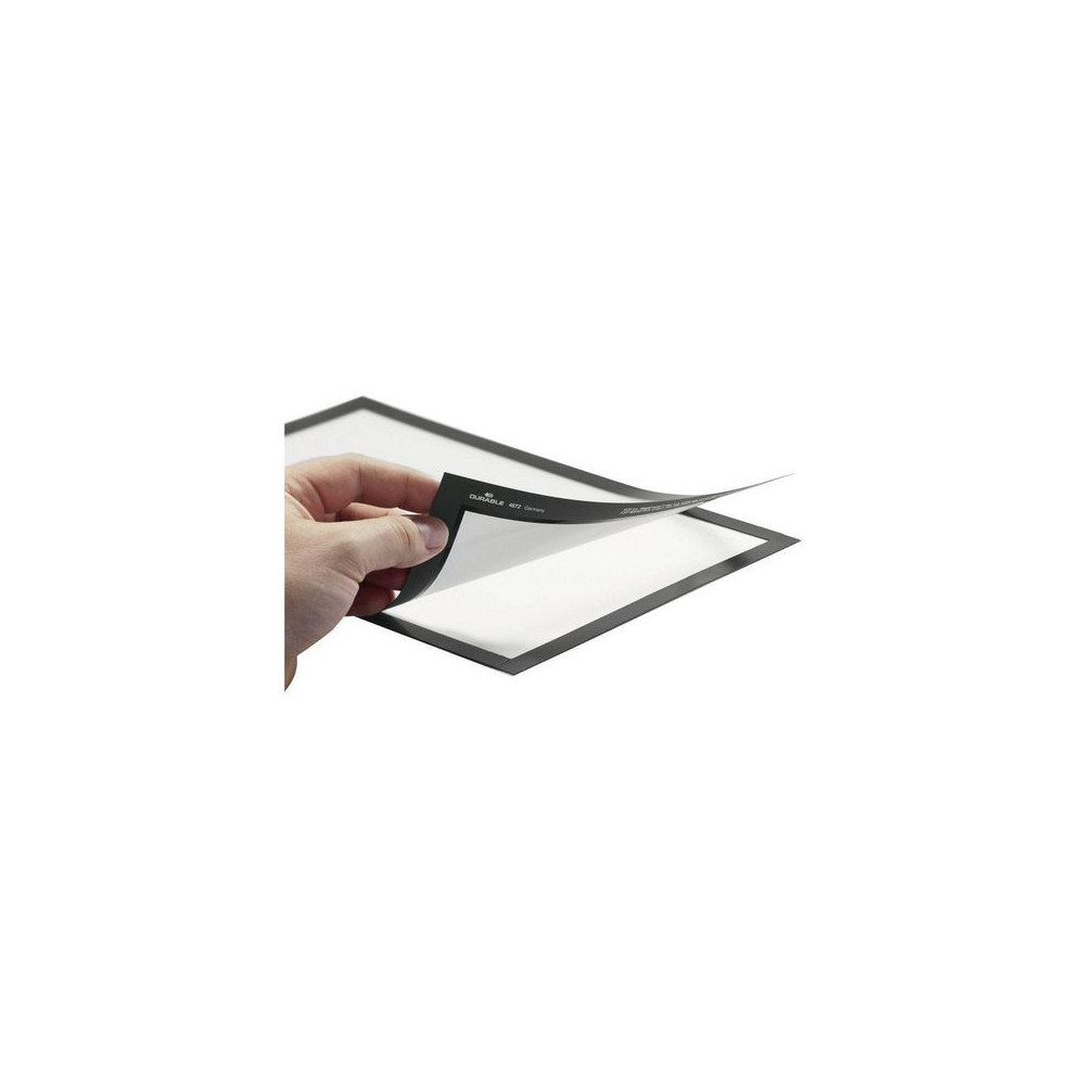 Produktbild för Magnetram självh.DURAFRAME A5 svart 2/fp