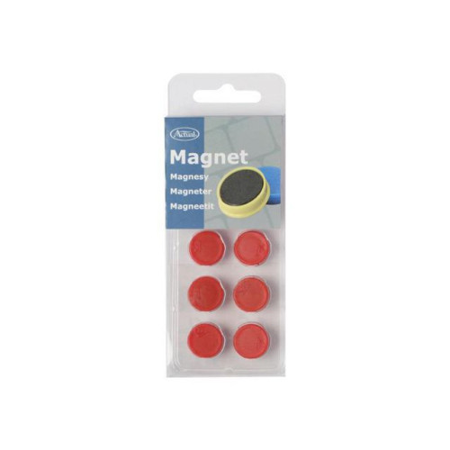[Sweden Customer Branded Products] Magnetknappar ACTUAL 16mm röd 10/fp