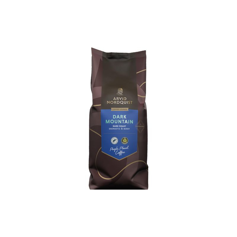 Produktbild för Kaffe ARVID.N Dark Mountain Bönor 1000g