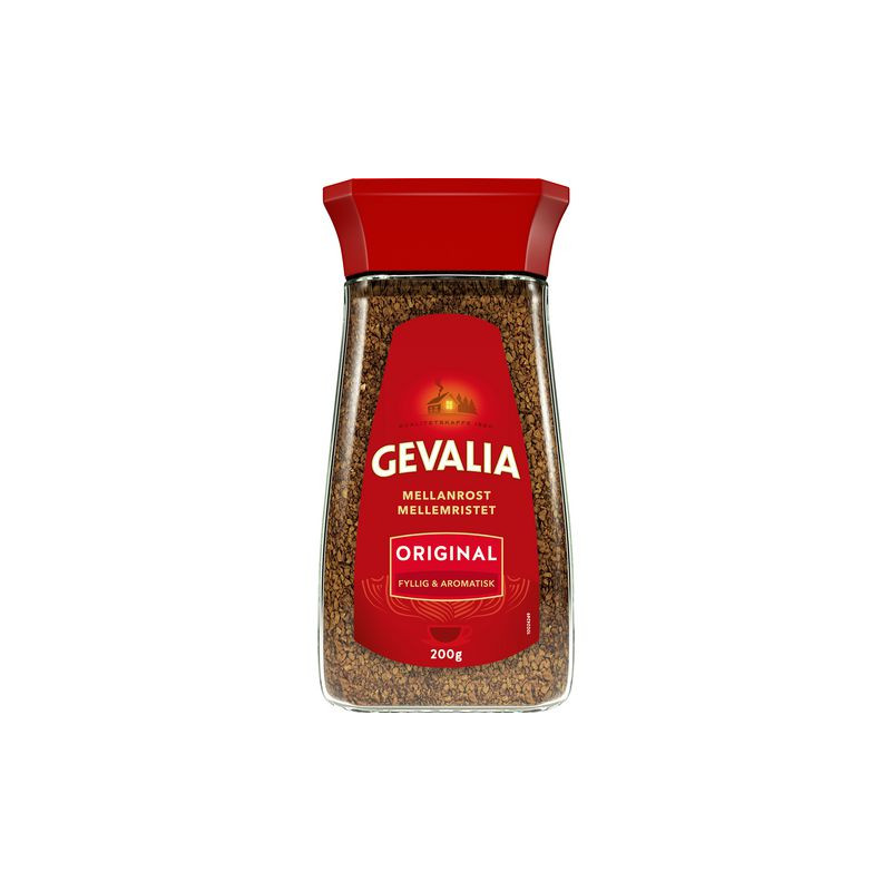 Produktbild för Kaffe GEVALIA SnabbKaffe burk 200g