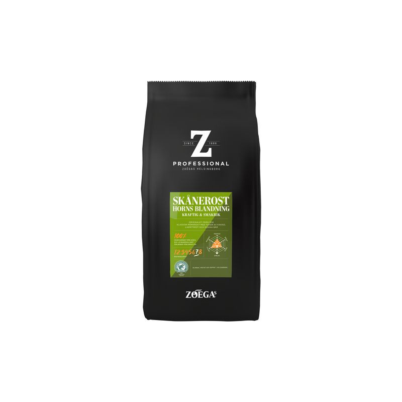Produktbild för Kaffe ZOÉGAS Bönor Skånerost 750g
