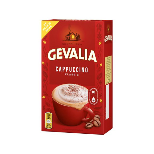 GEVALIA Kaffe GEVALIA Cappuccino Org. 10/fp