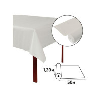 Produktbild för Duk EXACOMPTA 1,2x50m vit