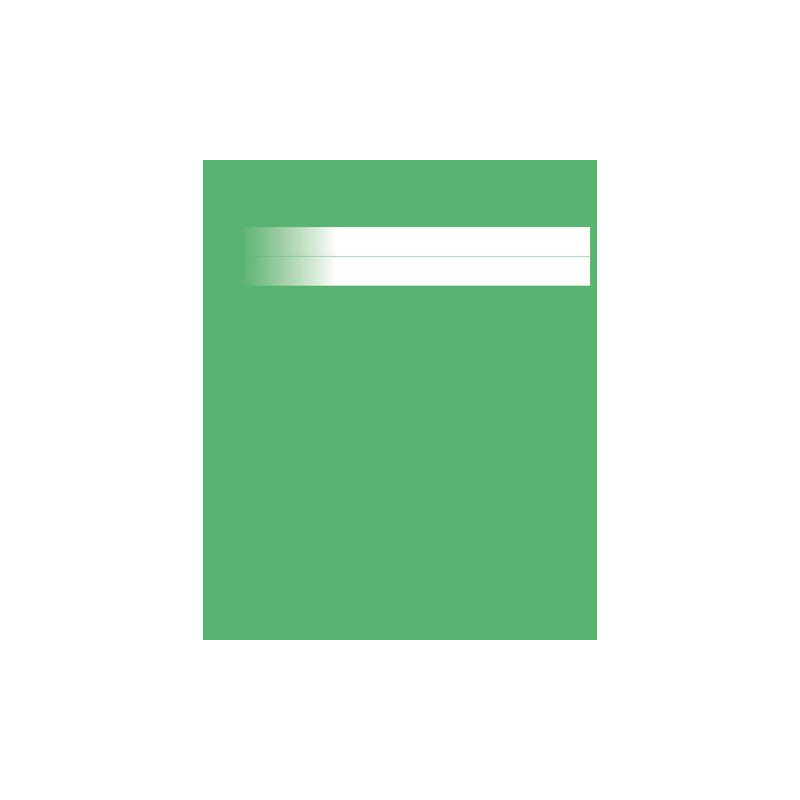 Produktbild för Skrivhäfte 17x21cm olinjerat grön