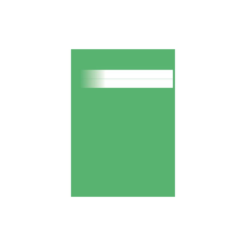 Produktbild för Skrivhäfte A5 olinjerat grön