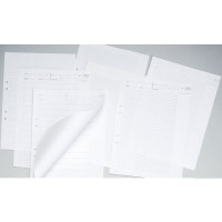Produktbild för Lösblad A4 linjerat 8, 5mm hålat 500/fp