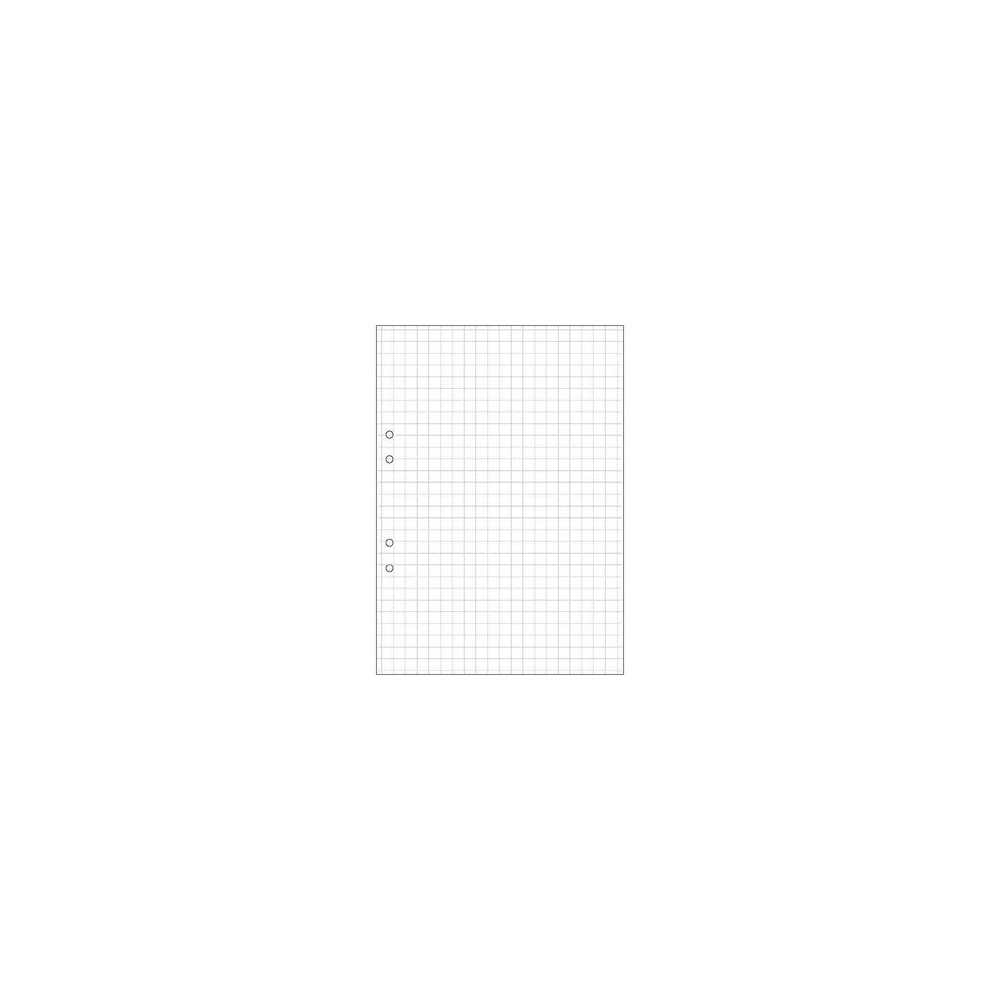 Produktbild för Lösblad A4 rutat 10x10mm hålat 500/fp