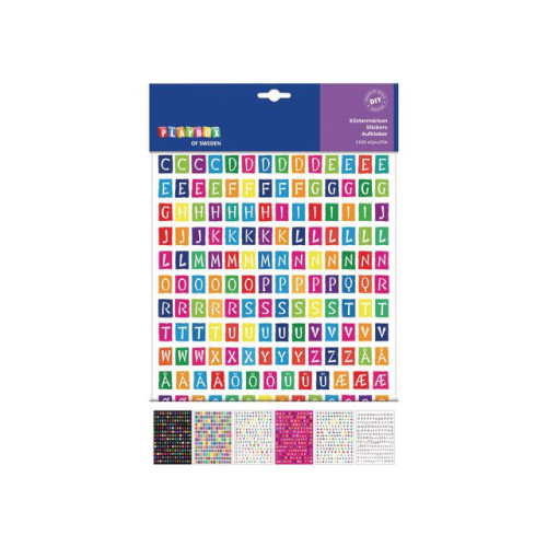 Playbox Stickers Bokstäver 1100/fp