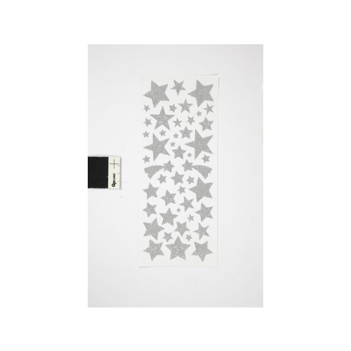 [NORDIC Brands] Glitterstickers silver stjärnor 110/fp