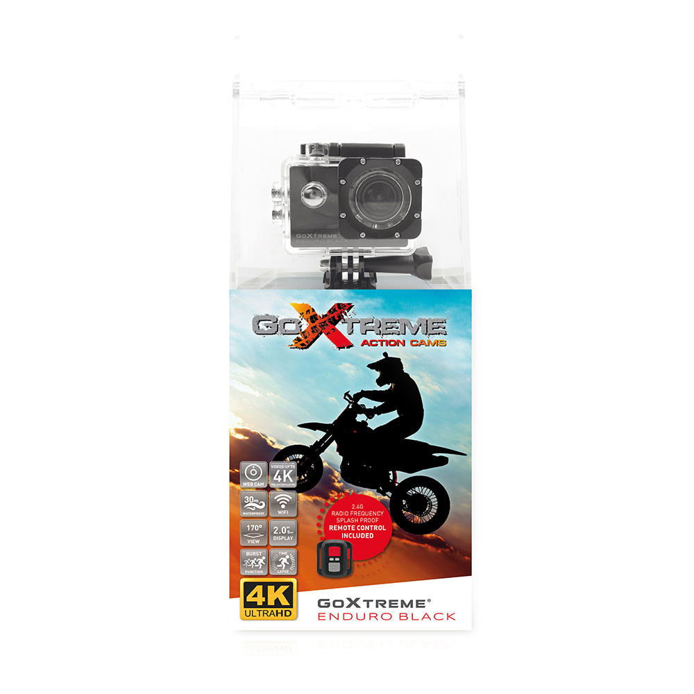 Produktbild för Easypix GoXtreme Enduro Black sportkameror 8 MP 4K Ultra HD Wi-Fi