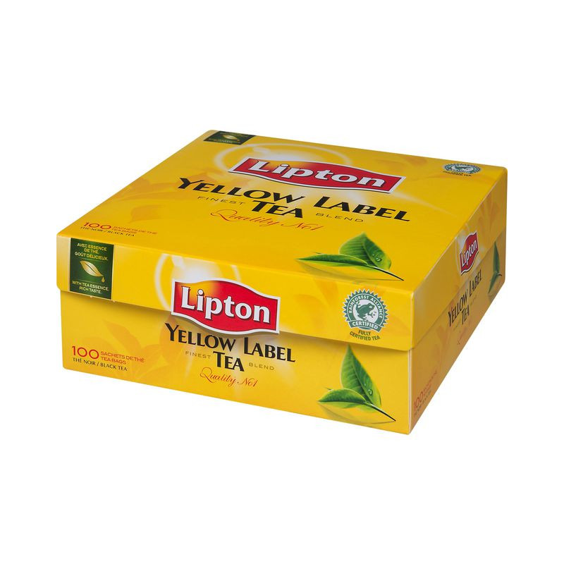 Produktbild för Te LIPTON påse Yellow Label 100/fp