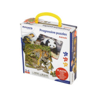 Produktbild för Djurpussel 3/fp