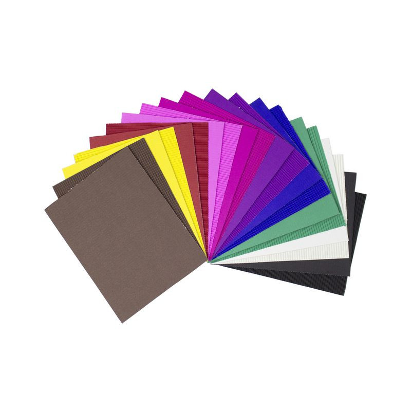 Produktbild för Wellpapp 50x70cm 1 ark x 10 färger