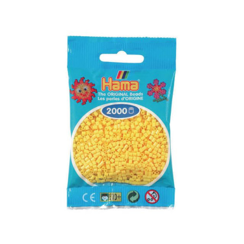 [NORDIC Brands] Minipärlor HAMA 2,5mm hål gul 2000/fp