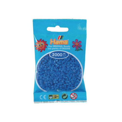 [NORDIC Brands] Minipärlor HAMA 2,5mm hål blå 2000/fp