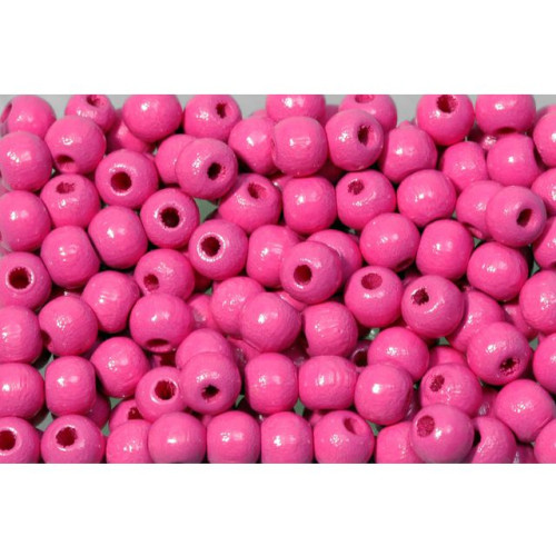 [NORDIC Brands] Träpärla 8 mm rosa 200/fp