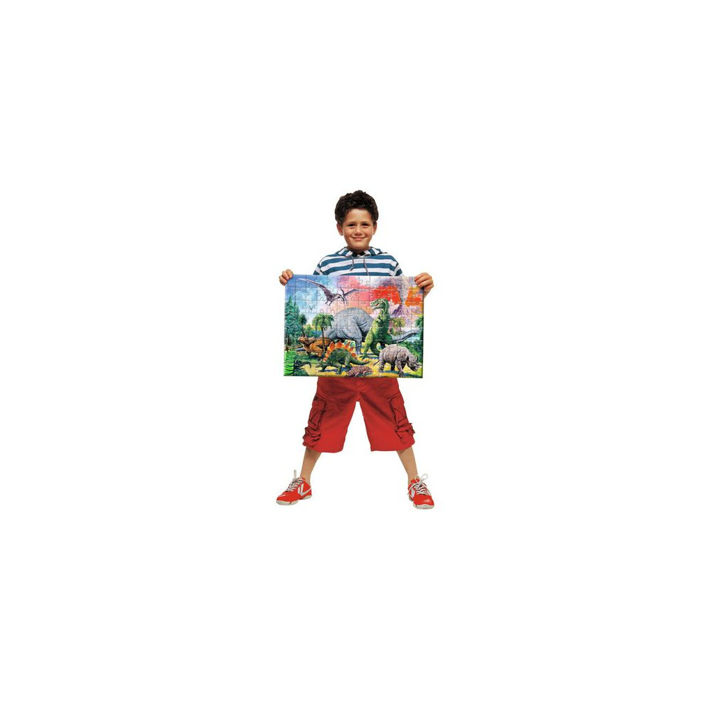Produktbild för Pussel Dinosaurier 100 bitar