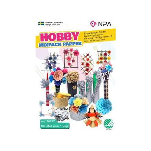 [NORDIC Brands] Hobby papper mix 80-350gr 2kg