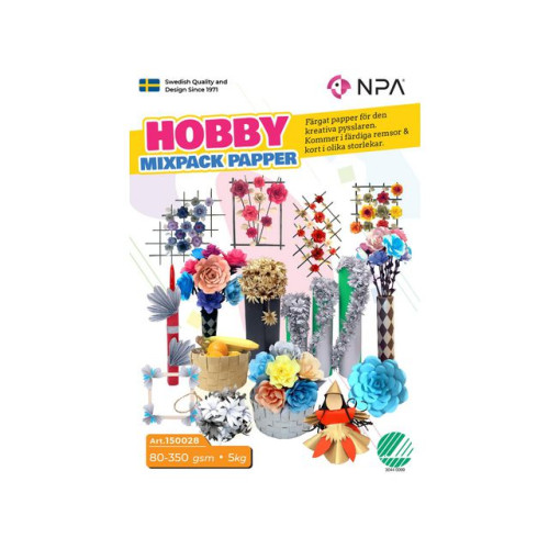 [NORDIC Brands] Hobby papper mix 80-350gr 5kg