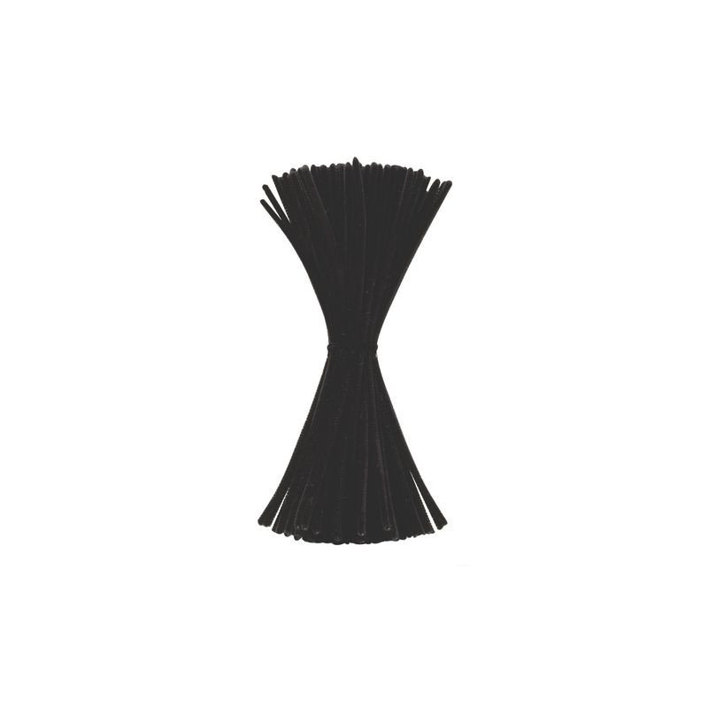 Produktbild för Piprensare 30cm svarta 100/fp