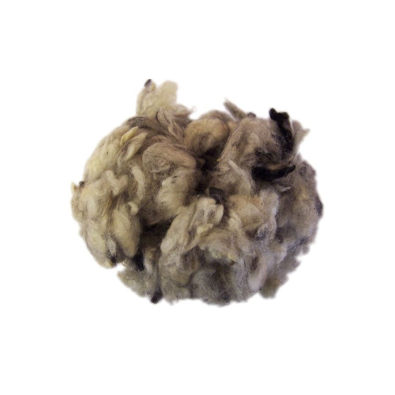 Produktbild för Okardad ull 250g, lockhårig