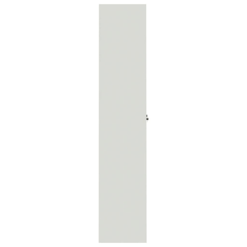 Produktbild för Dokumentskåp ljusgrå 105x40x180 cm stål
