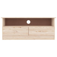 Produktbild för Tv-bänk med lådor ALTA 100x35x41 cm massiv furu