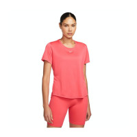 Produktbild för Nike DriFit One Short Sleeve Top Red Women