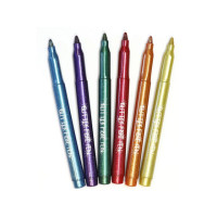Produktbild för Fiberpennor Glitter 6/fp