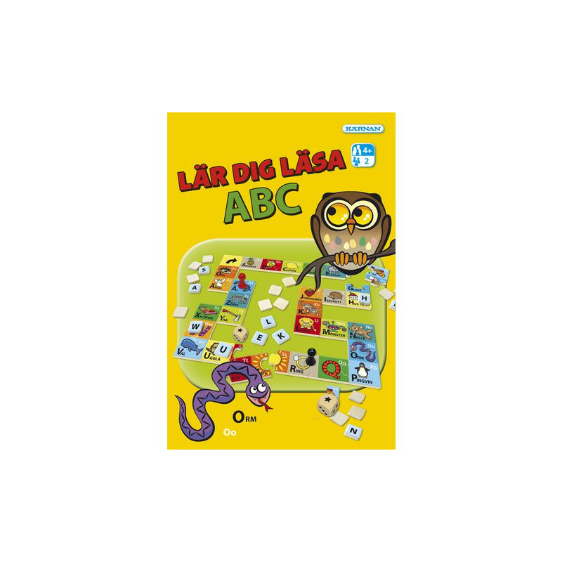 Produktbild för Spel Bamse Lär dig läsa - ABC