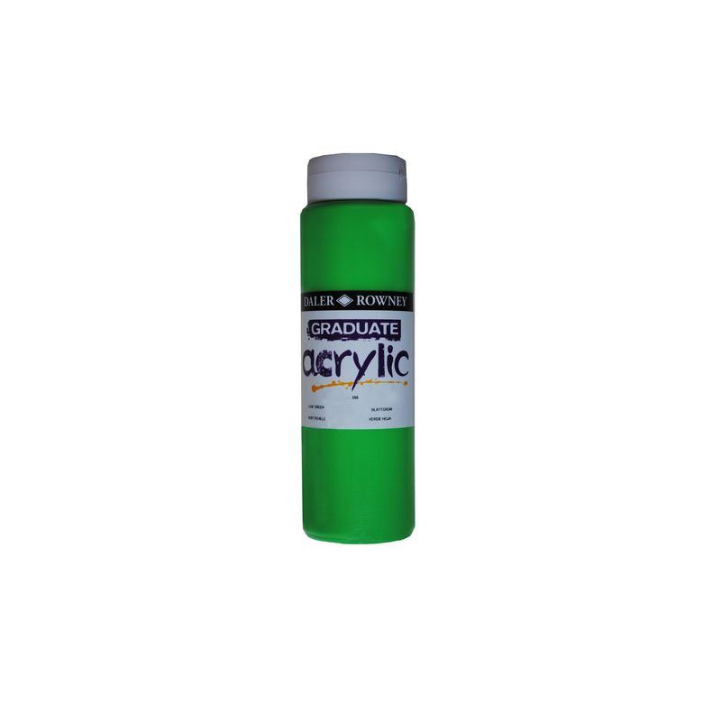 Produktbild för Akrylfärg 500 ml grön