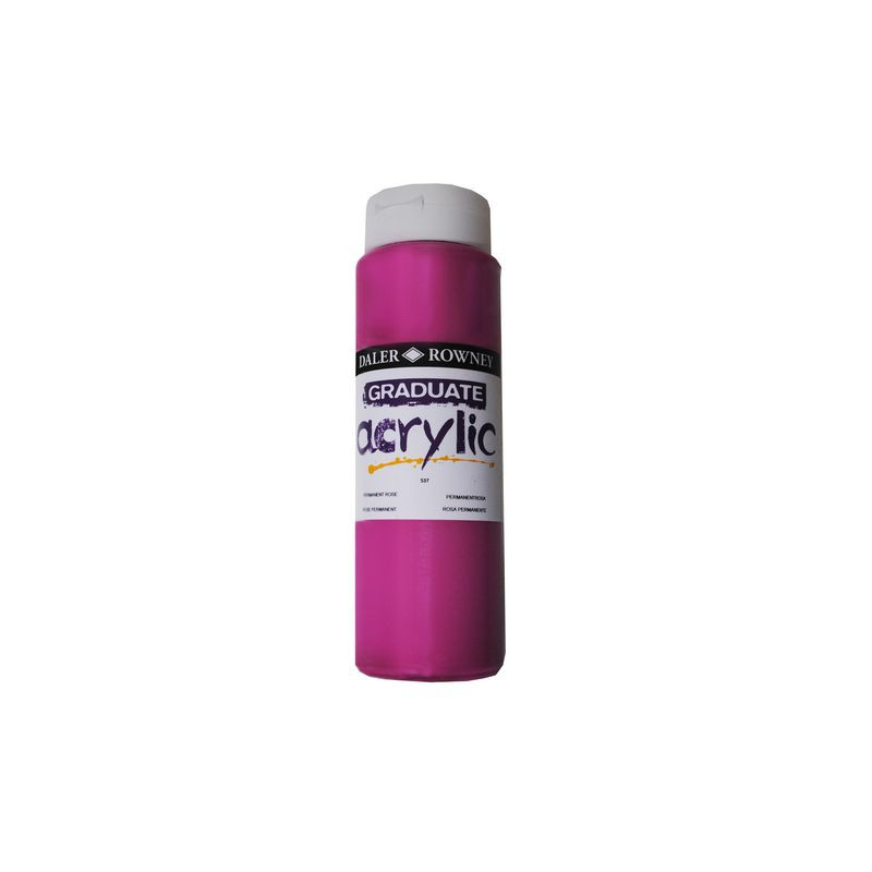 Produktbild för Akrylfärg 500 ml rosa