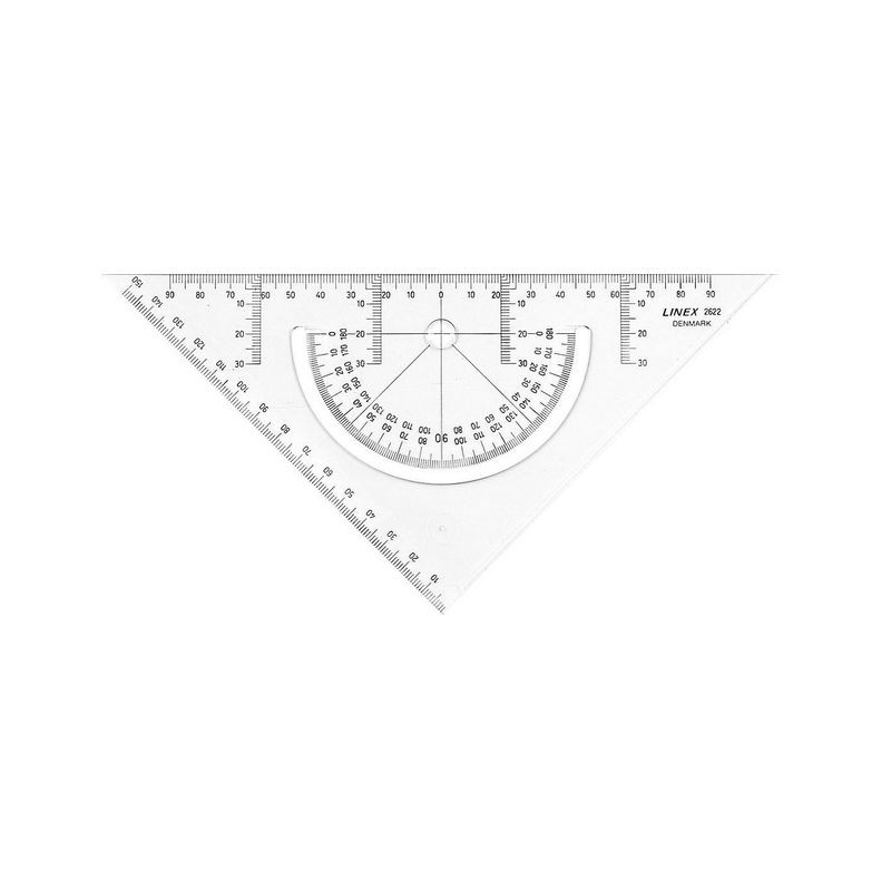 Produktbild för Geometritrekant LINEX 2622 225x160mm