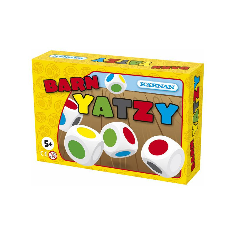Produktbild för Spel Barnyatzy KÄRNAN färgtärningar trä