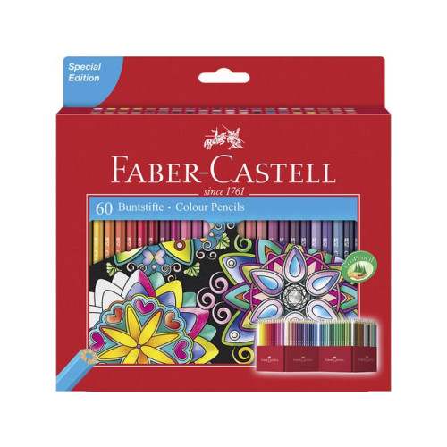FABER-CASTELL Färgpenna Classic 60 färger 60/fp