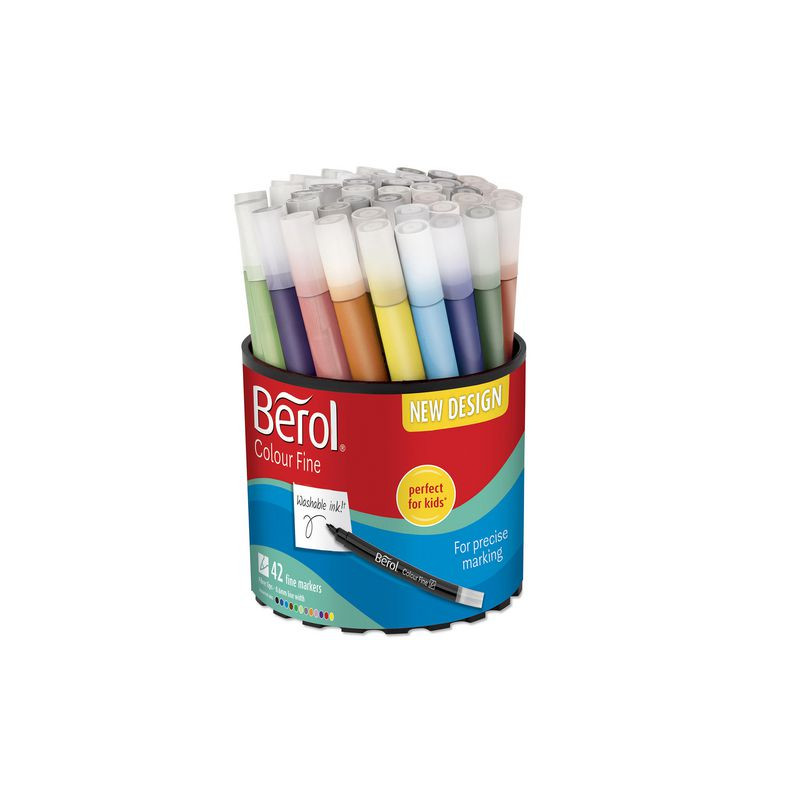 Produktbild för Fiberpenna BEROL Colorfine 42/fp
