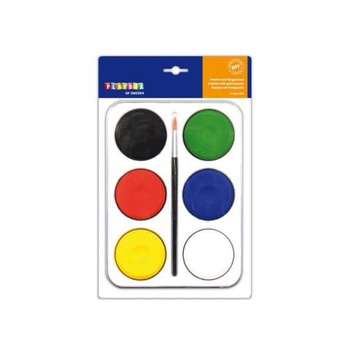 Playbox Palett med färgpuckar, Ø55-57 mm