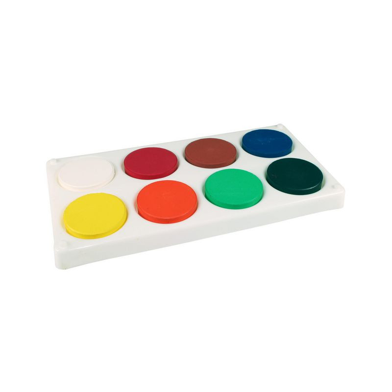 Produktbild för Färgblock 57mm i palett 8 färger