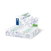 Produktbild för Radergummi Pvc-Fri 65x23x13mm vit