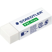 Produktbild för Radergummi Pvc-Fri 43x19x13mm vit
