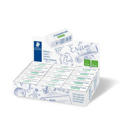 Produktbild för Radergummi Pvc-Fri 43x19x13mm vit