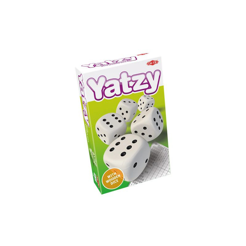 Produktbild för Spel Yatzy med trätärningar