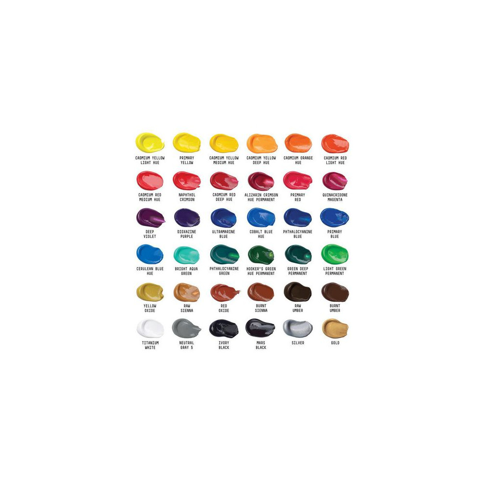 Produktbild för Akrylfärg Liquitex Basics 36x22 ml