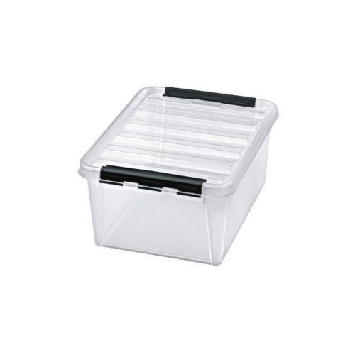 SmartStore Förvaringsbox med lock 15 L transparent